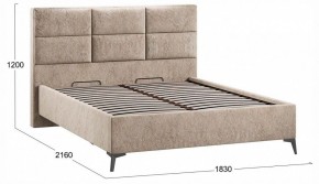 Кровать двуспальная Делана с ПМ Тип 1 в Лесном - lesnoy.ok-mebel.com | фото 4