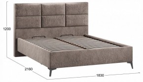 Кровать двуспальная Делана с ПМ Тип 1 в Лесном - lesnoy.ok-mebel.com | фото 4