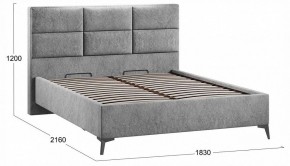 Кровать двуспальная Делана с ПМ Тип 1 в Лесном - lesnoy.ok-mebel.com | фото 4