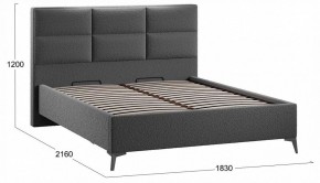 Кровать двуспальная Делана с ПМ Тип 1 в Лесном - lesnoy.ok-mebel.com | фото 4