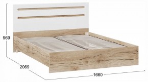 Кровать двуспальная Фьюжн ТД-260.01.03 в Лесном - lesnoy.ok-mebel.com | фото 3