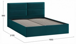 Кровать двуспальная Глосс с ПМ Тип 1 в Лесном - lesnoy.ok-mebel.com | фото 4