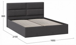 Кровать двуспальная Глосс с ПМ Тип 1 в Лесном - lesnoy.ok-mebel.com | фото 4