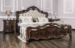 Кровать двуспальная Илона с мягким изголовьем (1800) караваджо в Лесном - lesnoy.ok-mebel.com | фото 1