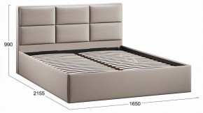 Кровать двуспальная Стелла с ПМ Тип 1 в Лесном - lesnoy.ok-mebel.com | фото 4