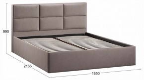 Кровать двуспальная Стелла с ПМ Тип 1 в Лесном - lesnoy.ok-mebel.com | фото 4