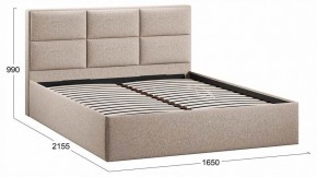 Кровать двуспальная Стелла с ПМ Тип 1 в Лесном - lesnoy.ok-mebel.com | фото 2