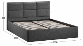 Кровать двуспальная Стелла с ПМ Тип 1 в Лесном - lesnoy.ok-mebel.com | фото 4