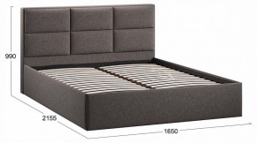 Кровать двуспальная Стелла с ПМ Тип 1 в Лесном - lesnoy.ok-mebel.com | фото 4