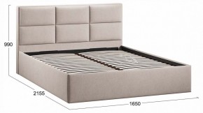 Кровать двуспальная Стелла с ПМ Тип 1 в Лесном - lesnoy.ok-mebel.com | фото 4