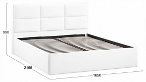 Кровать двуспальная Стелла с ПМ Тип 1 в Лесном - lesnoy.ok-mebel.com | фото 4