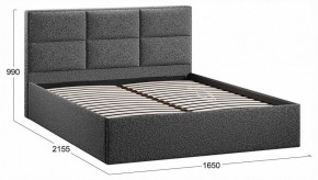 Кровать двуспальная Стелла с ПМ Тип 1 в Лесном - lesnoy.ok-mebel.com | фото 4