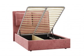 Кровать Ester 1400 с основанием и ПМ (Ультра коралл) Модель 311 в Лесном - lesnoy.ok-mebel.com | фото 2