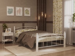 Кровать Гарда-15 с основанием (1200) белая в Лесном - lesnoy.ok-mebel.com | фото 1