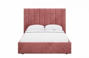Кровать Ingrid 1400 с основанием и ПМ (Ультра коралл) Модель 312 в Лесном - lesnoy.ok-mebel.com | фото