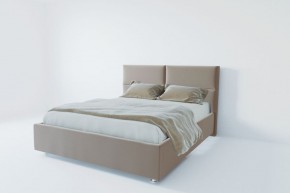 Кровать Корсика с ПМ 1200 (велюр светло-серый) в Лесном - lesnoy.ok-mebel.com | фото 2