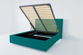 Кровать Корсика с ПМ 1600 (велюр бирюзовый) в Лесном - lesnoy.ok-mebel.com | фото