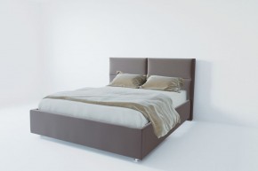 Кровать Корсика с ПМ 1600 (велюр темно-серый) в Лесном - lesnoy.ok-mebel.com | фото 2