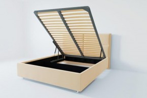 Кровать Корсика с ПМ 1800 (экокожа бежевая) в Лесном - lesnoy.ok-mebel.com | фото