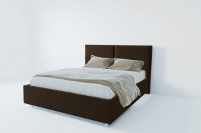 Кровать Корсика с ПМ 1800 (экокожа коричневая) в Лесном - lesnoy.ok-mebel.com | фото 2