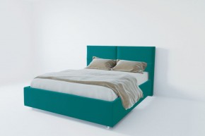 Кровать Корсика с ПМ 800 (велюр бирюзовый) в Лесном - lesnoy.ok-mebel.com | фото 2