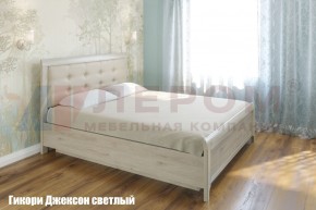 Кровать КР-1033 с мягким изголовьем в Лесном - lesnoy.ok-mebel.com | фото
