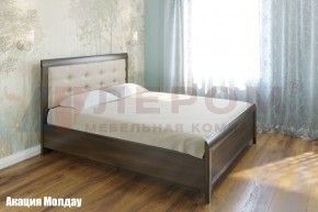 Кровать КР-1034 с мягким изголовьем в Лесном - lesnoy.ok-mebel.com | фото 2