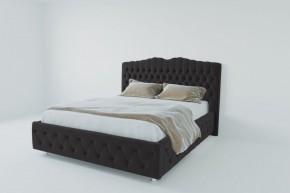 Кровать Нягань с ПМ 800 (экокожа кольт ч) в Лесном - lesnoy.ok-mebel.com | фото