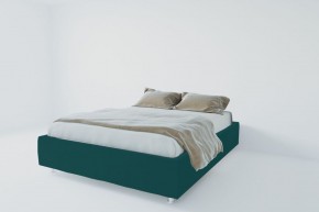 Кровать Подиум с ортопедическим основанием 800 (велюр бирюзовый) в Лесном - lesnoy.ok-mebel.com | фото