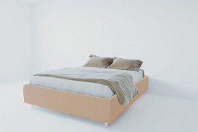 Кровать Подиум с ортопедическим основанием 800 (велюр светло-серый) в Лесном - lesnoy.ok-mebel.com | фото