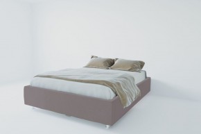 Кровать Подиум с ортопедическим основанием 800 (велюр темно-серый) в Лесном - lesnoy.ok-mebel.com | фото