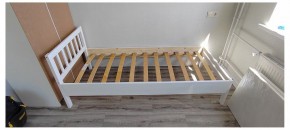 Кровать полутораспальная Белая эмаль в Лесном - lesnoy.ok-mebel.com | фото 2