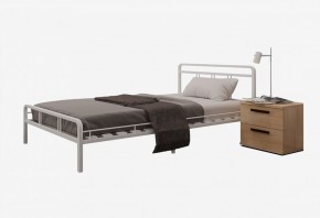 Кровать "Леон" Белая (1200*2000) (ножки-белые) в Лесном - lesnoy.ok-mebel.com | фото 2