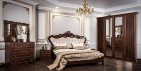 Кровать с мягким изголовьем Афина 1600 (караваджо) в Лесном - lesnoy.ok-mebel.com | фото 5