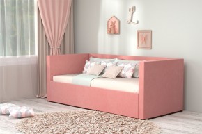 Кровать с ПМ (арт.030) (с/м 900*2000мм) (б/матр), ткань розовая в Лесном - lesnoy.ok-mebel.com | фото