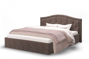 Кровать Стелла 1600*2000 Rock 05 (коричневый) в Лесном - lesnoy.ok-mebel.com | фото