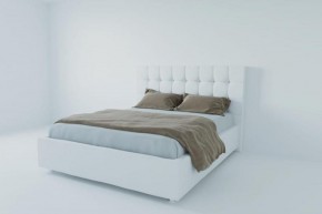 Кровать Венеция без основания 800 (экокожа белая) в Лесном - lesnoy.ok-mebel.com | фото