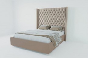 Кровать Версаль ЛЮКС без основания 1200 (велюр серый) в Лесном - lesnoy.ok-mebel.com | фото
