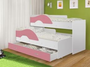 Кровать выкатная Радуга 800*1600 (Матрешка) Белый в Лесном - lesnoy.ok-mebel.com | фото 12