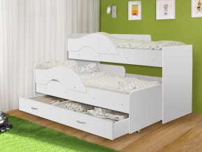 Кровать выкатная Радуга 800*1600 (Матрешка) Белый в Лесном - lesnoy.ok-mebel.com | фото 28