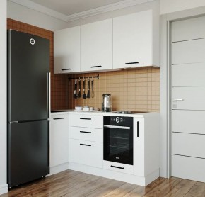 Кухонный гарнитур Белый Глянец 1000*1800 (Стол. 26мм) в Лесном - lesnoy.ok-mebel.com | фото