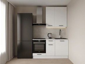 Кухонный гарнитур Белый Глянец 1600 h950 (Стол. 38мм) в Лесном - lesnoy.ok-mebel.com | фото