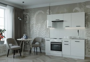 Кухонный гарнитур Белый Глянец 1800 (Стол. 26мм) в Лесном - lesnoy.ok-mebel.com | фото