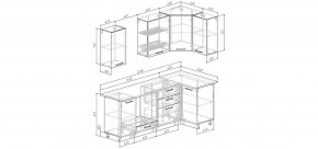 Кухонный гарнитур Белый Глянец 2200*1000 (Стол. 26мм) в Лесном - lesnoy.ok-mebel.com | фото 2