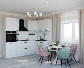 Кухонный гарнитур Белый Глянец 2400*1600 (Стол. 26мм) в Лесном - lesnoy.ok-mebel.com | фото