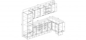 Кухонный гарнитур Белый Глянец 3200*1400 (Стол. 38мм) в Лесном - lesnoy.ok-mebel.com | фото 2