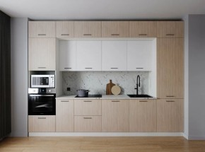 Кухонный гарнитур Демо 3400 (Стол. 26мм) в Лесном - lesnoy.ok-mebel.com | фото
