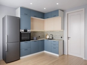 Кухонный гарнитур Фьюжн 2200*1700 (Стол. 26мм) в Лесном - lesnoy.ok-mebel.com | фото