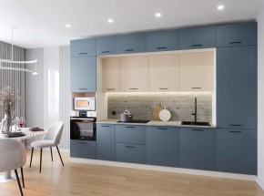 Кухонный гарнитур Фьюжн 3400 (Стол. 38мм) в Лесном - lesnoy.ok-mebel.com | фото