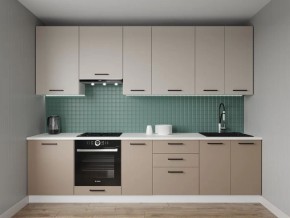 Кухонный гарнитур Каппучино 3000 h950 (Стол. 26мм) в Лесном - lesnoy.ok-mebel.com | фото